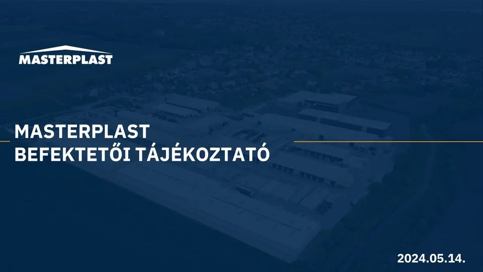 Masterplast befektető esemény 05.14.