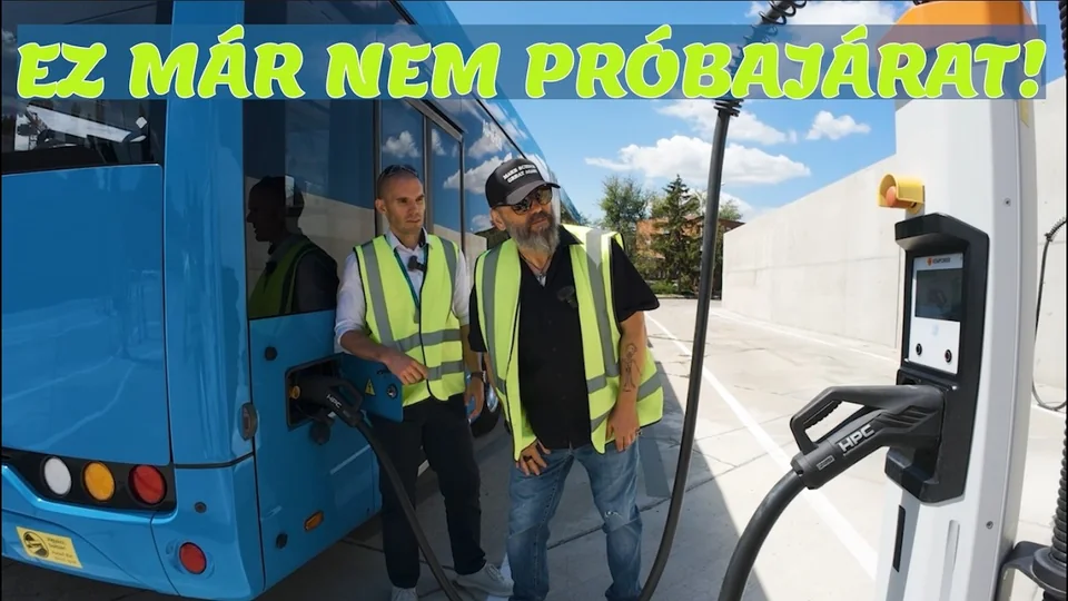 BYD B19 elektromos csuklós busz bemutató